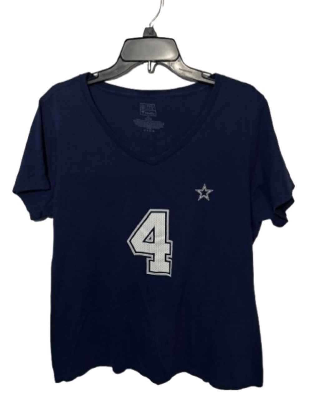 Women’s Dallas Cowboys Dak Prescott #4 V-neck player t-shirt XL shirt